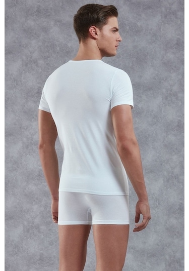 Doreanse Erkek Modal V Yaka Kısa Kol T Shirt 2855