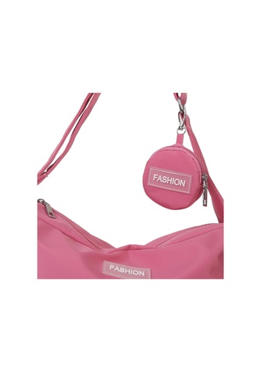 Suntek Kadın Omuzdan Askili Çanta Crossbody Çanta Pembe