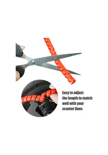 Ximistore9 M365 İzci Araçları İçin 1 Metre Uzunlukta Kırmızı Renkli Kablo Sarma Kablosu Pp Malzeme