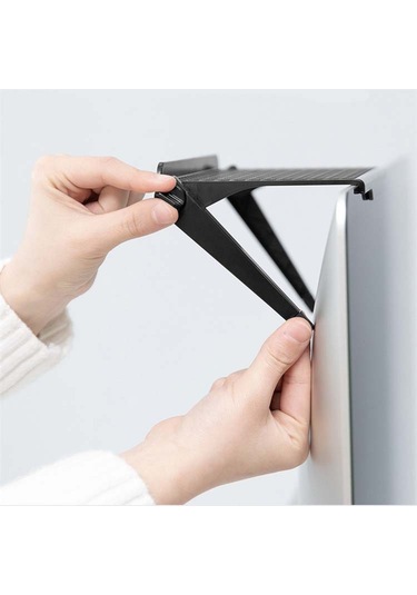 Sones Yaratıcı Çok İşlevli Depolama Rafı Bilgisayar Monitörü Tutucu, Boyut: L Beyaz