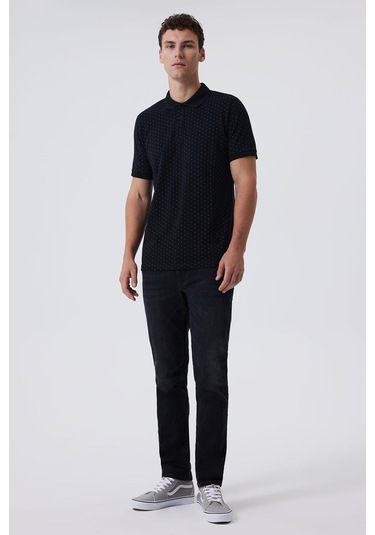 Lee Cooper Newmıxed Erkek Polo Yaka T-Shırt Siyah-15860-Siyah
