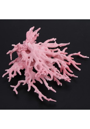 Qingmipy Büyük Boy Mavi Plastik Akvaryum Süsü - Tuzlu/taze Suya Uygun, Temizliği Kolay, Balıklar İçin Doğal Gölge