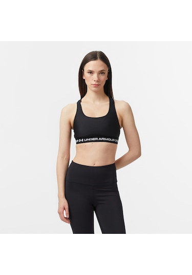 Under Armour Crossback Mid Kadın Siyah Antrenman Bra 1361034