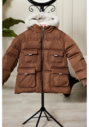 Benitto Kids Erkek Bebek Çocuk Mont 51357 Camel