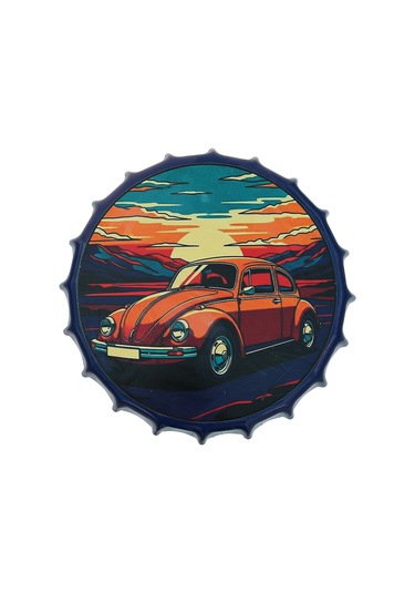 Beetle Metal Tabure Lacivert