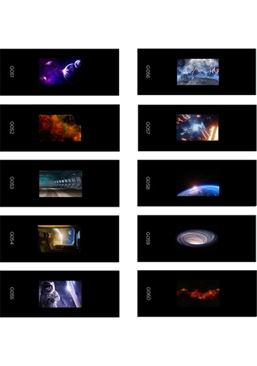 Yaozixa Godox Ak-s06 10 Adet Projektör Slaydı Seti - Ak-r21 Flaş Projektöre Uyumlu