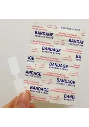 10 Adet/torba Su Geçirmez Bant Yardımı Kelebek Yapışkanlı Yara Kapatma Bandı Yardım Acil Durum Kiti Yapışkanlı Bandajlar İlk Yardım Çantası Taktik