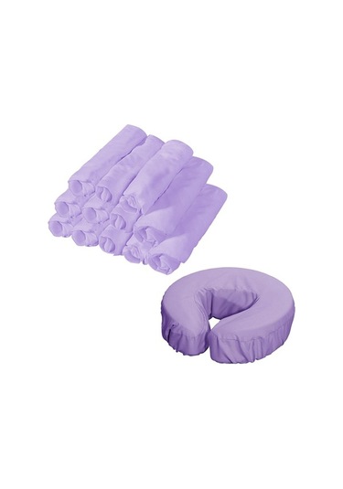 Ganzhoushop Yüz Suntek Mor Masaj Masası Kafalık Beşik Seti 12 Fw