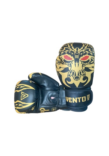 Vento Drago Boks Ve Kick-boks Eldiveni Siyah Siyah-altın