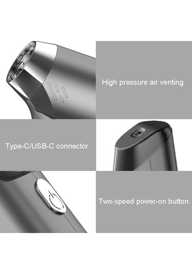 Tongxida Suıtu St-6671 Kablosuz Araç Süpürgesi Siyah Profesyonel Yüksek Güçlü Performanslı