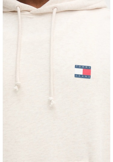 Tommy Jeans Erkek Sweat Dm0dm21834 Ae3 Bej Bej
