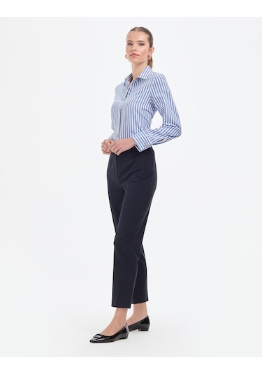 Pierre Cardin Kadın Lacivert Pantolon 50318977-vr033