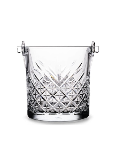 Perlotus Times Maşalı Cam Buz Kovası ve Buz Maşası Seti