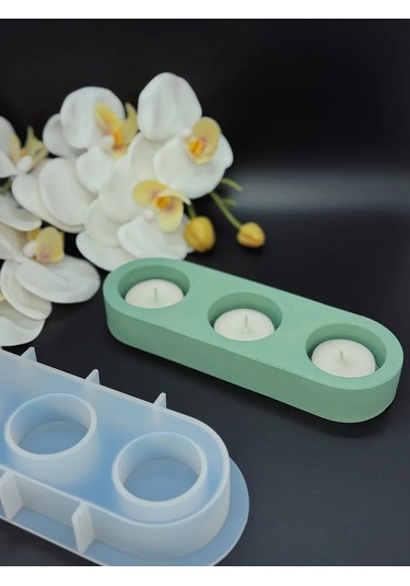 Galinacandles Alçı İçin Silikon Kalıp Klyapka Mumluk 309289783