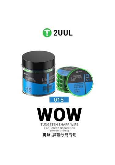 2uul Ws-015 Tungsten Keskin Ekran Ayırma Teli 0,015 Mm