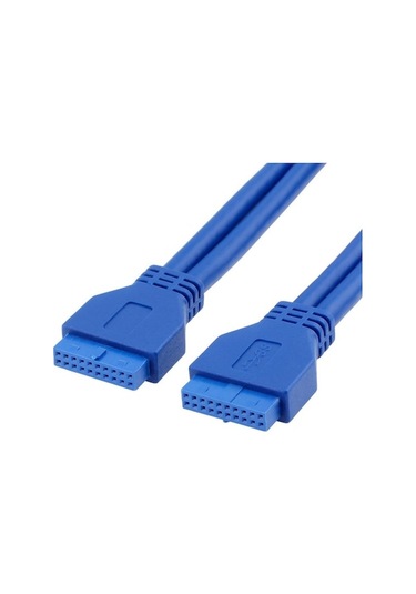 Rogfer 50cm Usb3.0 Kablo Anakart 20pin Kablo Anneden Kadına Uzatma Dönüşümü Ff