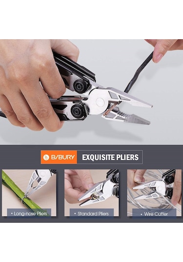 B/bury Çok Amaçlı Titanyum Pense - Dağcılık, Kamp, Avcılık,balıkç