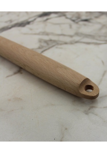 Lüks Ahşap Servis Kaşık Büyük Boy 31cm