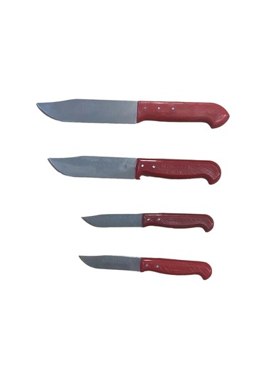 Mobilreyon Mutfak Bıçağı,kurban Et Ve Doğrama Seti 4'lü 23-28 Cm