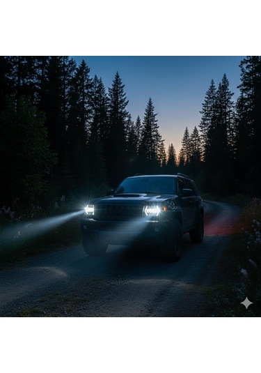 Offroad Sis Lambası Beyaz, Amber Sinyal 60w 12-60v Tek Adet Premium Tasarım