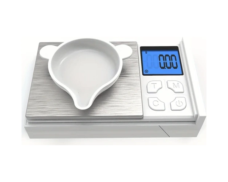 Willowhaven Royalweigh 0.01g Hassas Mutfak Terazisi Mavi Lcd Ekran Paslanmaz Tasarım Beyaz Beyaz