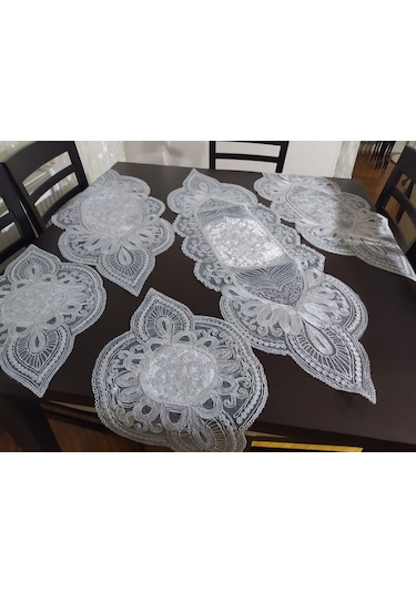 Runner 5 Li Set Kadife Kumaş Dantel Işleme