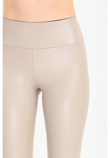 Dar Kalıp Kışlık Şardonlu Deri Tayt Düz Kemer 001