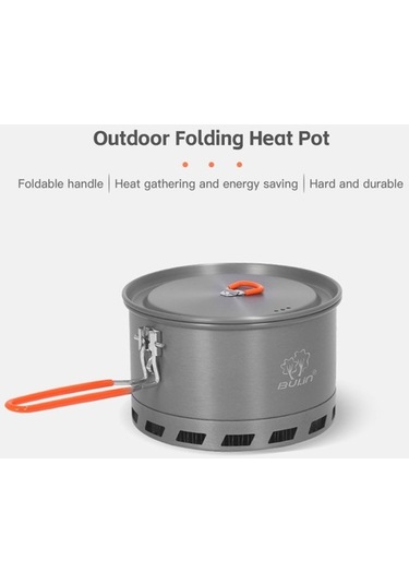 Createtech Skycity Renkli Yürüyüş Ve Kamp Tenceresi 1.5/2.1l Seyahat Seti - Hava Açık Çok Renkli