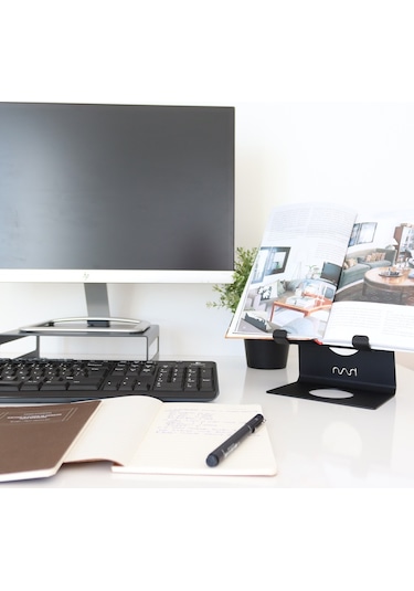 Tablet Standı - Tablet Tutucu - Kitap Tutucu - Siyah