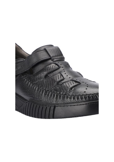 Forelli 71661-h Pedro Siyah Erkek Hakiki Deri Ayakkabı Siyah