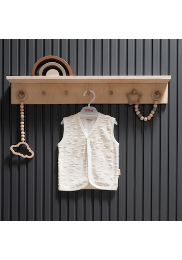 Tiffany Baby Moon Theme Yelek 35005 Ekru