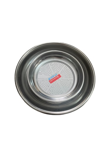 Mobilreyon Paslanmaz Krom Süzgeç Süzek Ilistir 2'li Set-25-36 Cm