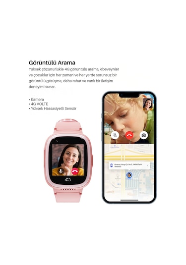 Piranha 9930 1.4" Akıllı Çocuk Takip Saati (İthalatçı Garantili)