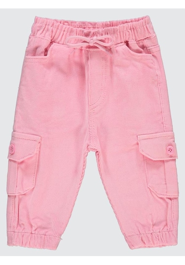 Civil Baby Kargo Cepli Jogger 9-18 Ay Pantolon Pembe