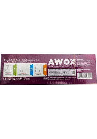 Awox V851 Erken Gebelik Testi