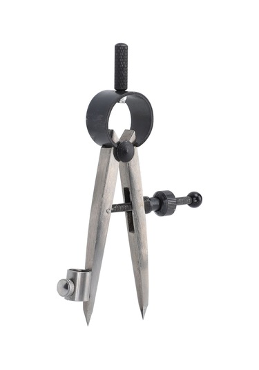 Honmex 75mm Karbon Çelik Yaylı Kompas, Kilitleme Özelliği, Çizim Ve Ölçüm İçin Ahşap/metal İşleri, Kalem Kılıfı İle