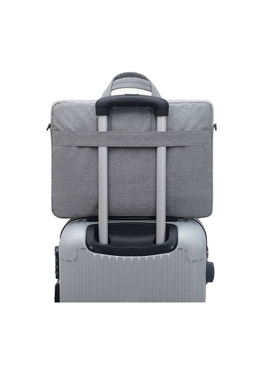 14 Inç Dizüstü Bilgisayar Omuz Çantası Gri
