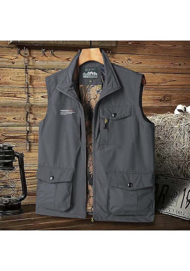 Erkek Yelek Ceket Haki