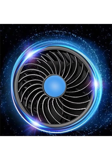 Moly Araba Dashboard Soğutma Fanı - Usb Çift Kafalı Soğutucu - Güçlü Rüzgar - 360 Dönme - Kullanışlı Hava Sirkülasyonu