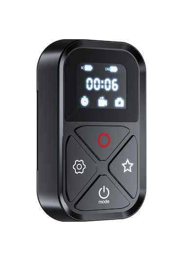 Ranyeek Telesın Gp-rmt-t10 Spor Kamera Bluetooth Kumandası, 80m Kumanda Mesafesi, Fotoğraf/video, Gopro 10/9/8/max Uyumlu, 10 Saat Kullanim Süresi, Su Geçirmez, Led Ekranlı Siyah