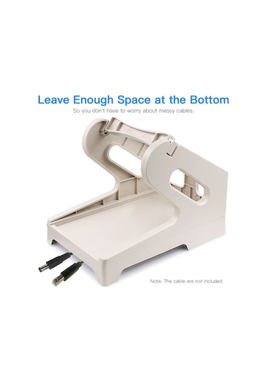 Tenfowee Evrensel Etiket Yazıcı Tutucu - Katlanır/rulo Termal Etiketler İçin Abs+pmma Malzeme