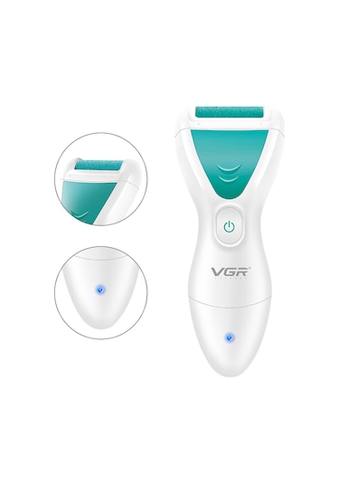 Vgr V-812 2 Dişliler Usb Ayak Öğütücü Çok Fonksiyonlu Elektrikli Nasır Sökücü Ölü Cilt Topuklar Taşlama Pedikür Bakım Aracı