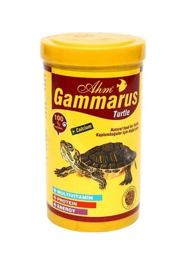Ahm Gammarus Trutle Kaplumbağa Yemi 100 Ml