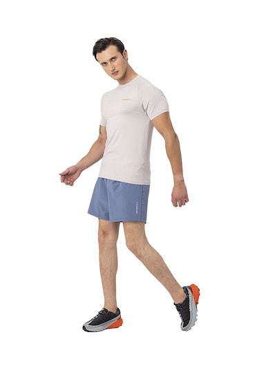 Merrell Erkek Koşu Şortu Race Mavi Esnek Kumaş Mavi Mavi