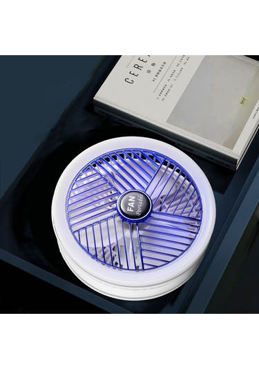 Maiyame F168 Multifonksiyonlı Klipsli Fan - 300 Açı Ayarı, 4 Hız Seviyesi, Yer Işığı Ve Parlaklık Kontrolü, 2000mah Li-pol Batarya, Type-c Şarj, Masaüstü/duvar Montajlı