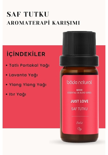 Bade Natural Saf Tutku Aromaterapi Karışımı 10 ML