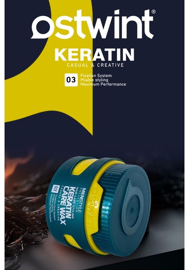 Ostwint Menstyle Collection 03 Saç Şekillendirici Keratin Care Wax 150 ML