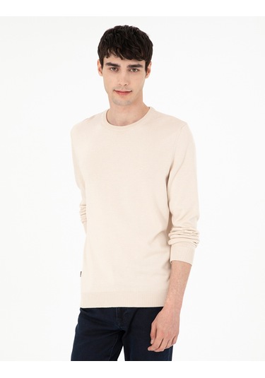 Pierre Cardin Erkek Bej Kazak /triko 50296575-vr011 Bej