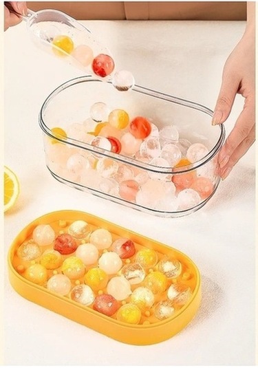 Didadodo Yumuşak Sarı Küp Kılıf Ve Tepsi, Kaşık Yok, Kapak Yok, Bpa'sız, Buzlu Sarı Sarı Sarı