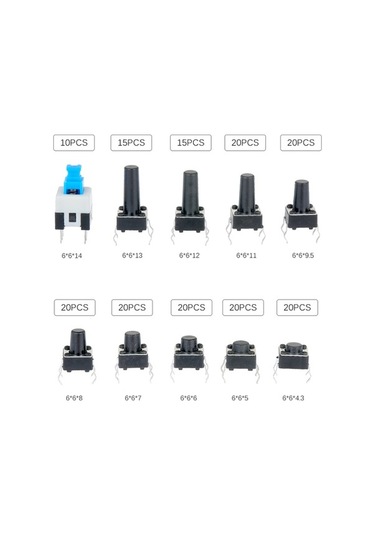 Pazly Siyah Renkli, Parçalar Paket İçeren Boyutlarında Ağırlığında, Adet 70g 6x6mm 20'şer 1-gang Wt 1-gang